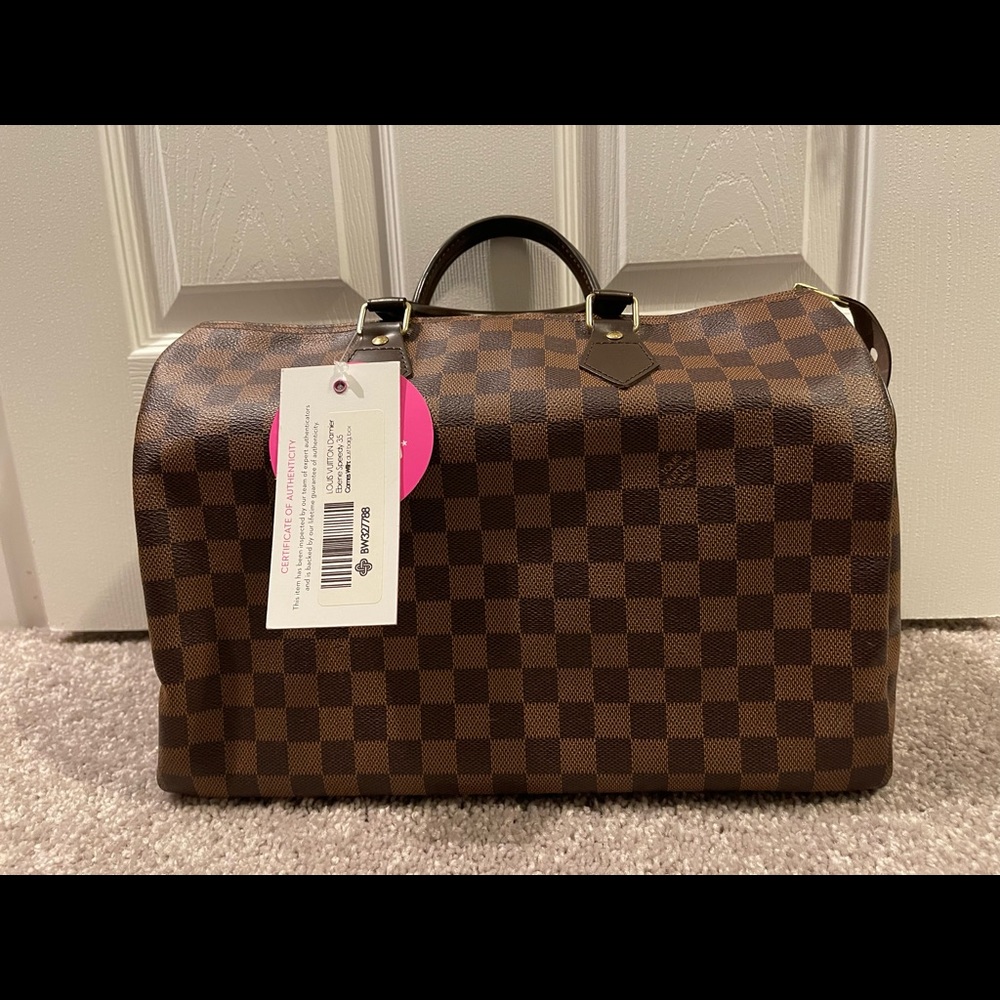 Louis Vuitton Speedy 35 purchased from Fashionphile
